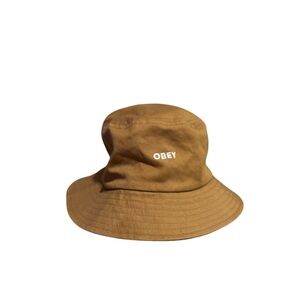 OBEY TAN BUCKET HAT SKATER STREETWEAR FESTIVAL
